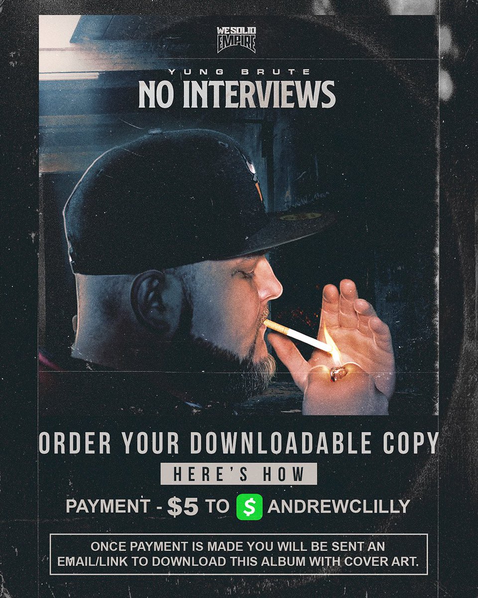 GODmanagement's tweet photo. ‼️ALBUM RELEASE‼️
Be Sure To Add The Email Address You Want The Album Sent To In The “For:” Section On CashApp!!
$andrewclilly https://t.co/SSYDeyDywc