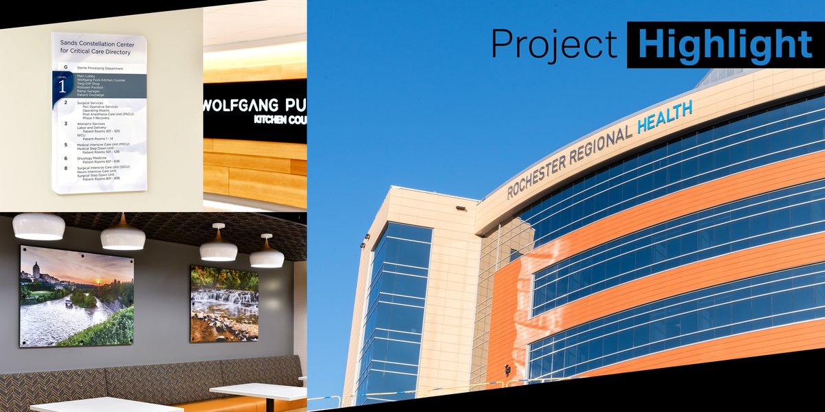 Takeform (@takeform) on Twitter photo We worked w Rochester Regional Health (RRH) on their 7-story, 312,000 Sq. Ft. new building on its flagship Rochester General Hospital (RGH) campus. It was the largest project RRH has taken on since the early 1980's. #signage #healthcare #healthcaredesign 
takeform.net/blog/rgh We worked w Rochester Regional Health (RRH) on their 7-story, 312,000 Sq. Ft. new building on its flagship Rochester General Hospital (RGH) campus. It was the largest project RRH has taken on since the early 1980's. #signage #healthcare #healthcaredesign 
takeform.net/blog/rgh