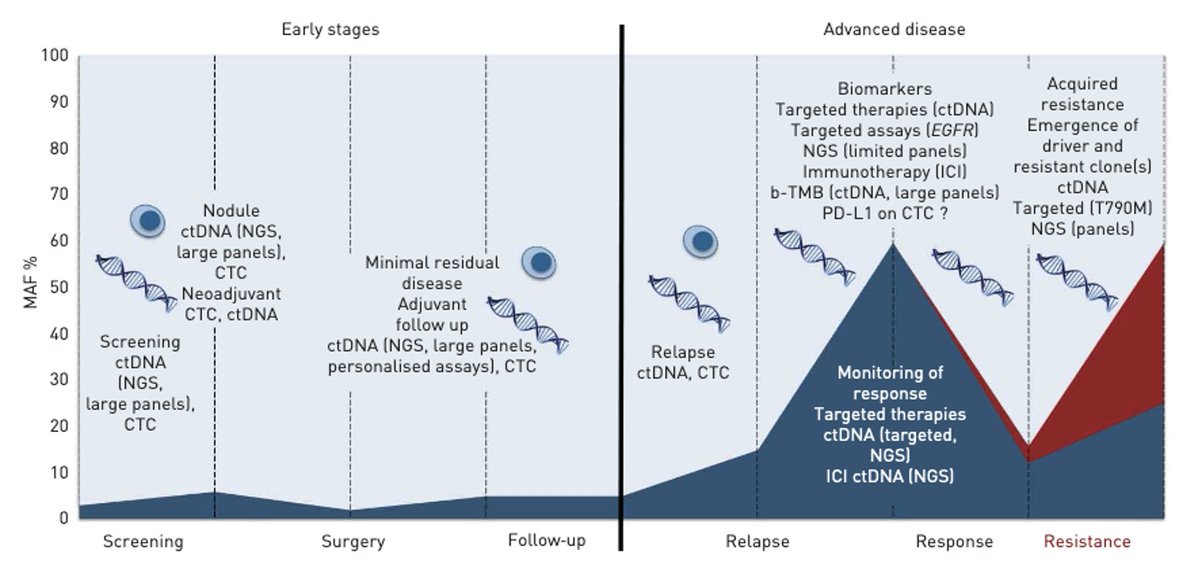 T4. In the future, we will be using liquid biopsy across the spectrum of #LungCancer management including screening #LCSM