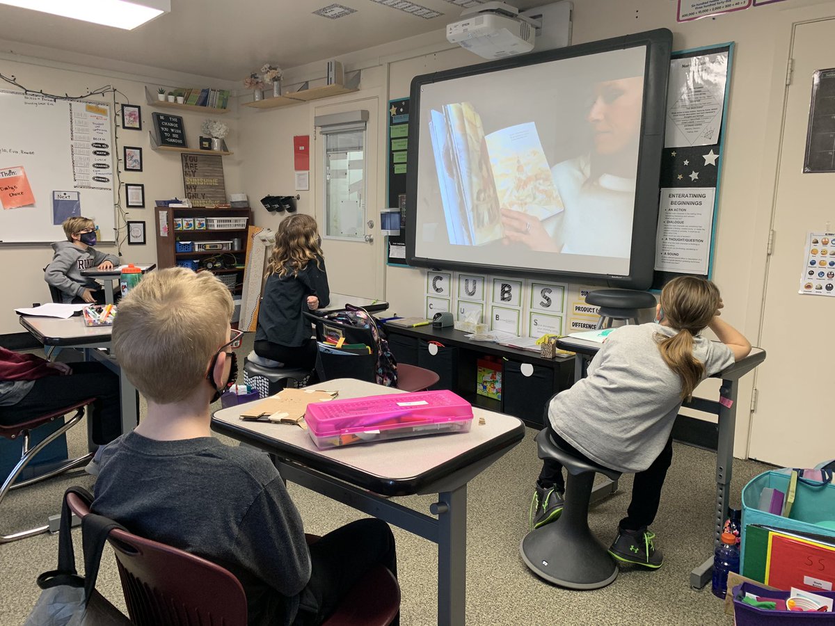 Thank you, <a href="/Thompsonelem/">Lauren Thompson (she/her)</a> for all the hard work you’ve been doing! We love our March Madness picture book time!  <a href="/rundleacademy/">Rundle Academy</a> #marchmadnesspicturebookedition #becurious