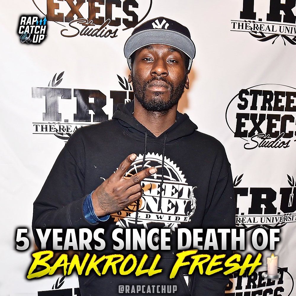 RapCatchUp's tweet photo. Atlanta rapper #BankrollFresh was shot and killed 5 years ago on this day. RIP Bankroll Fresh 🕯#Streeeet https://t.co/UHnw1qq2np