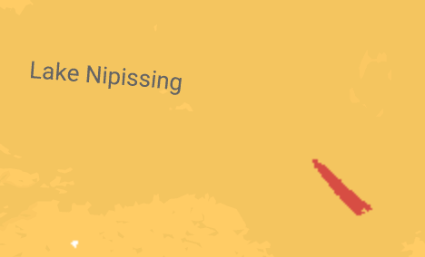 According to the <a href="/Rogers/">Rogers</a> coverage map there is actually some 5G not too far away, it's just on a little sliver of a lake...