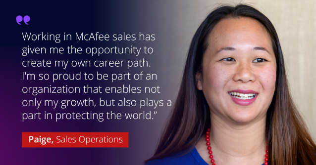 Whether you're building a future in sales or pursuing a career to make the world a safer place from cyber threats, we have a place for you. Find your place here at McAfee and join our fast-growing sales team today: #IAmMcAfee https://t.co/miKr1w481K https://t.co/UFH41hPGil