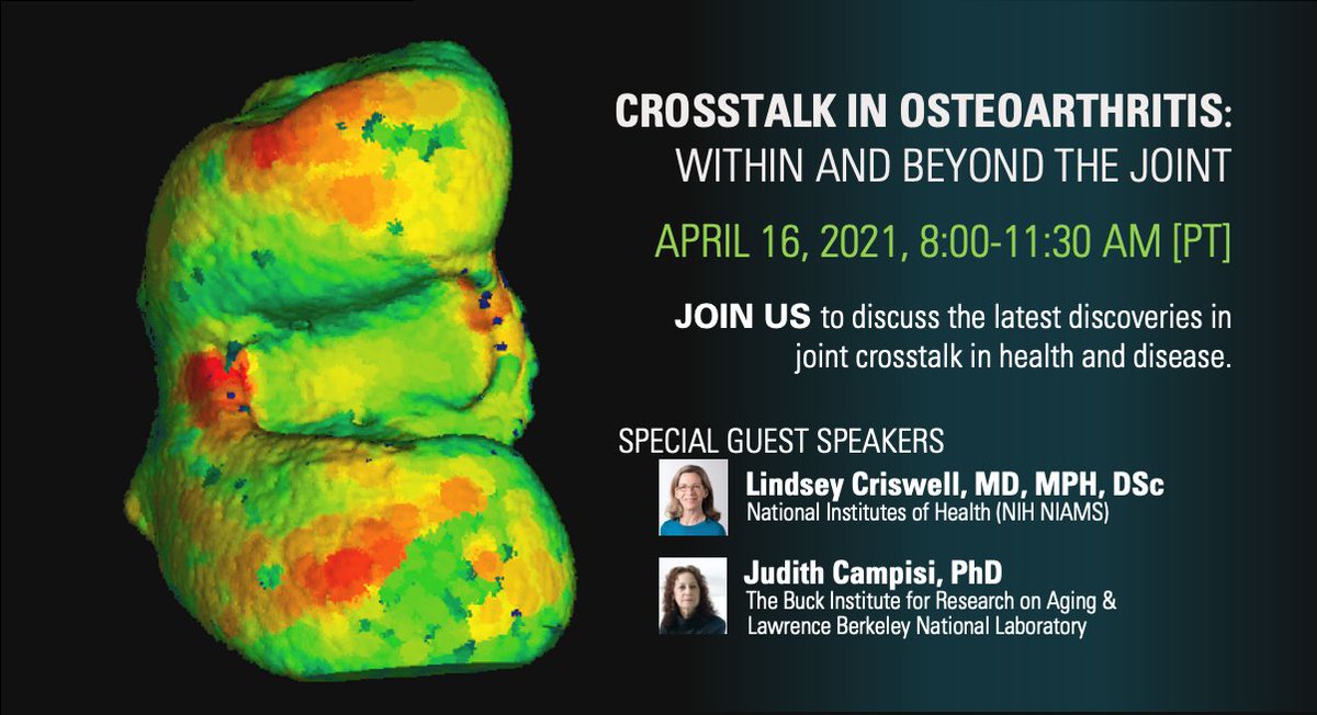 Tamara Alliston (@tamaraalliston) on Twitter photo Save the date: April 16. Excited to organize a zoom meeting on Joint Crosstalk in OA with <a href="/Farsh_G/">Farshid Guilak</a> <a href="/JWestendorfPhD/">Jen Westendorf</a> & Tad Vail. Hear new perspectives from early stage investigators - lots of time for discussion. More info soon. Spread the word! tiny.ucsf.edu/crosstalk Save the date: April 16. Excited to organize a zoom meeting on Joint Crosstalk in OA with <a href="/Farsh_G/">Farshid Guilak</a> <a href="/JWestendorfPhD/">Jen Westendorf</a> & Tad Vail. Hear new perspectives from early stage investigators - lots of time for discussion. More info soon. Spread the word! tiny.ucsf.edu/crosstalk