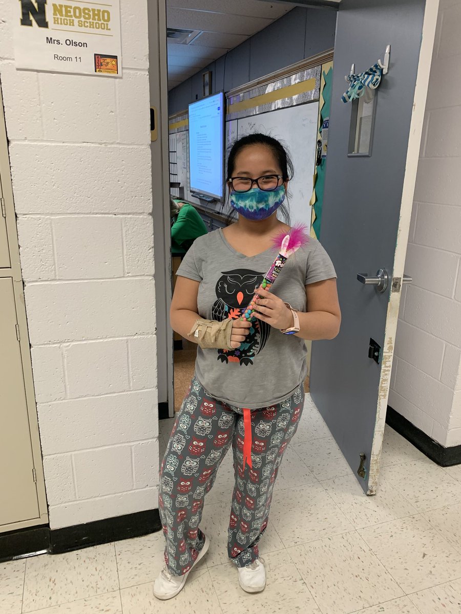 Congratulations to Reece Martin for winning today's Spirit Day competition! Make sure to participate in Friday's theme and wear your black and gold!