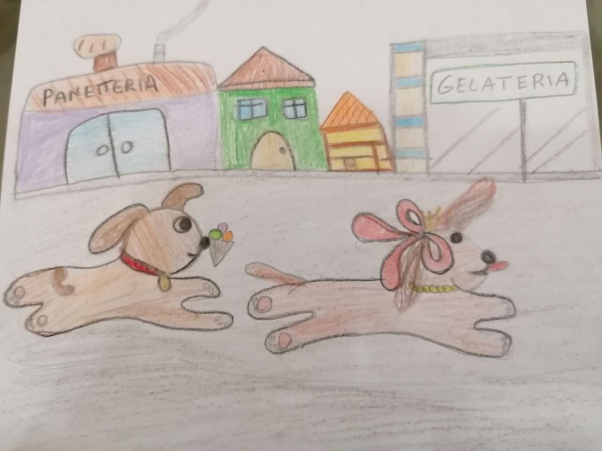 IMisterbianco's tweet photo. Il cagnolino peloso di Messina
insegue una bella cagnolina.
Nel suo muso piccolino
tiene un gelatino.
Quel simpatico cagnolino di Messina.
IV C #PoesieSID4 @musesicilia https://t.co/QxY8MwRbz2