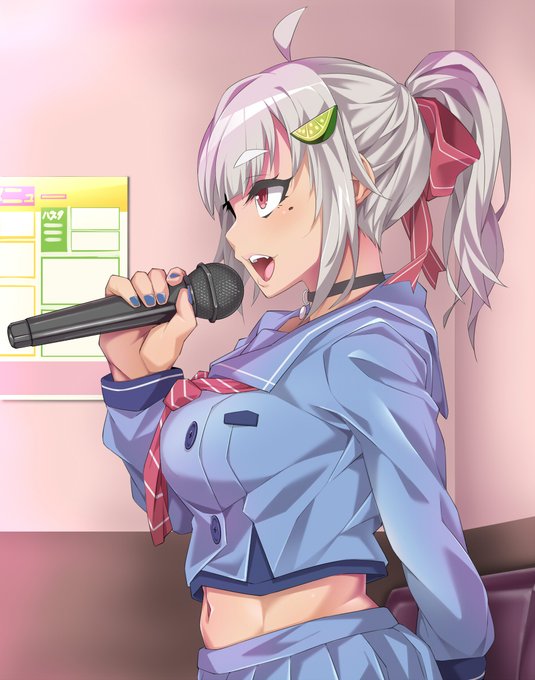 葉山とカラオケ～みたいな絵
フェスのお歌最高だったので歌配信が待ち遠しい

#舞鈴クラフト 