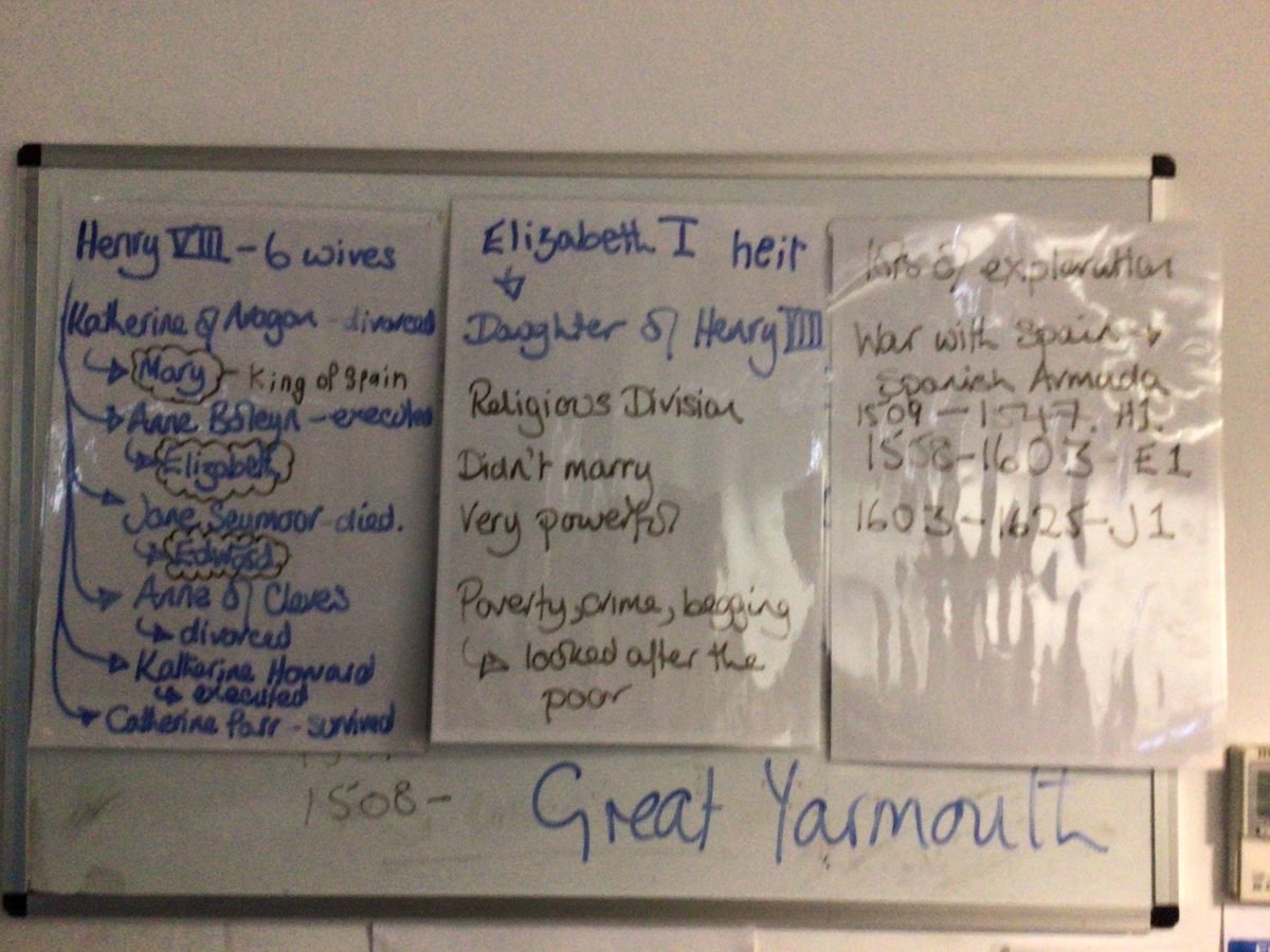 MrsBonTweets's tweet image. Just a little #Tudor recapping with KS3 at @DerbyPrideAcad today (with a bit of Travel and Tourism spelling underneath) #APFree #ProudtoSucceed