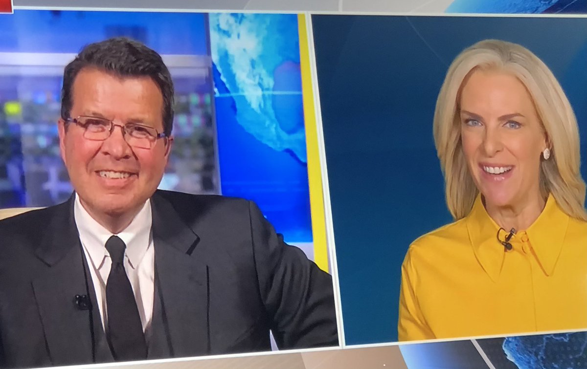 b_galm's tweet photo. So happy to have just caught Janice Dean on Neil Cavuto to talk about her new book “Make your own Sunshine” but even happier to see two MS Warriors  together on screen in MS awareness month !! 🧡☀️🧡 https://t.co/WzBjO5KmoO