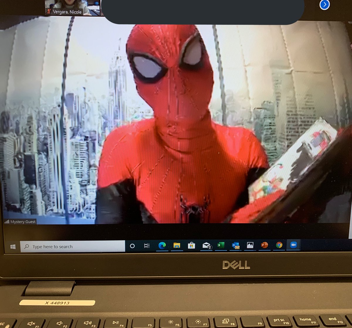 Had the BEST Talk Time Thursday today with a visit from my good friend Spider-Man! He read us a story, taught us some Avenger moves, and answered questions from the Ss! So much fun! ✨💕🕷🕸 #schoolcounseling
