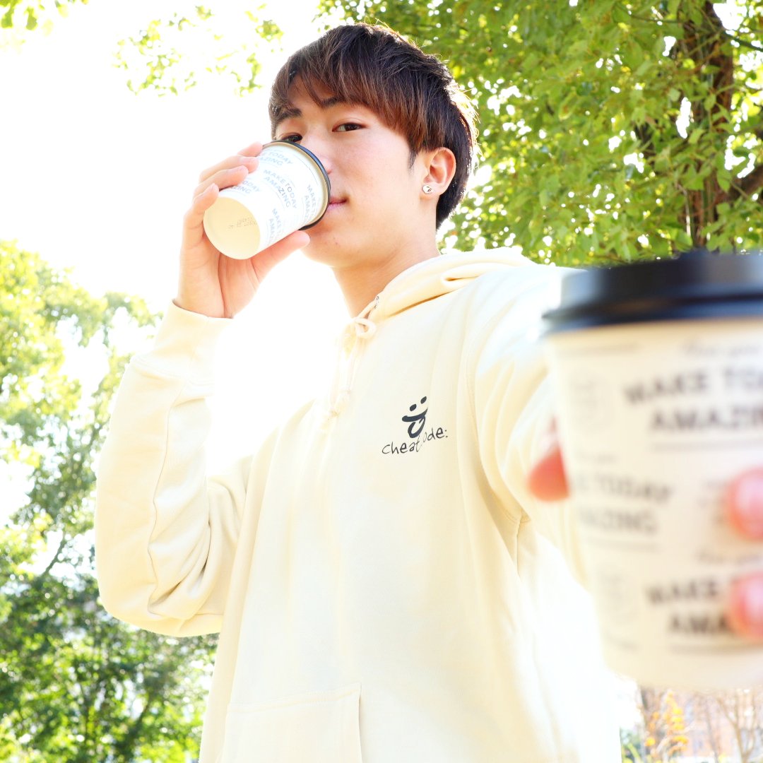 Cheatcode_error's tweet image. 【photo】
c(: Hoodie BEIGE

model:@satochen_ 

近日中に新作販売と合わせて過去作の再販します。