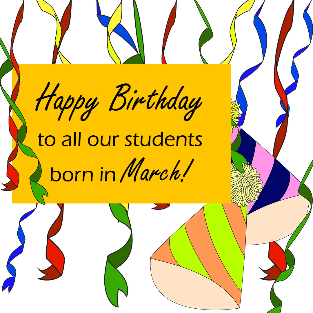 Happy Birthday to all our wonderful students born in March! We are so grateful for every student that has stayed on this journey with us. 
.
.
.
.
#igpiano #igpianolessons #instapianist #markham #markhampiano #markhampianolessons  #registerforafreeassessment #piano #pianolessons