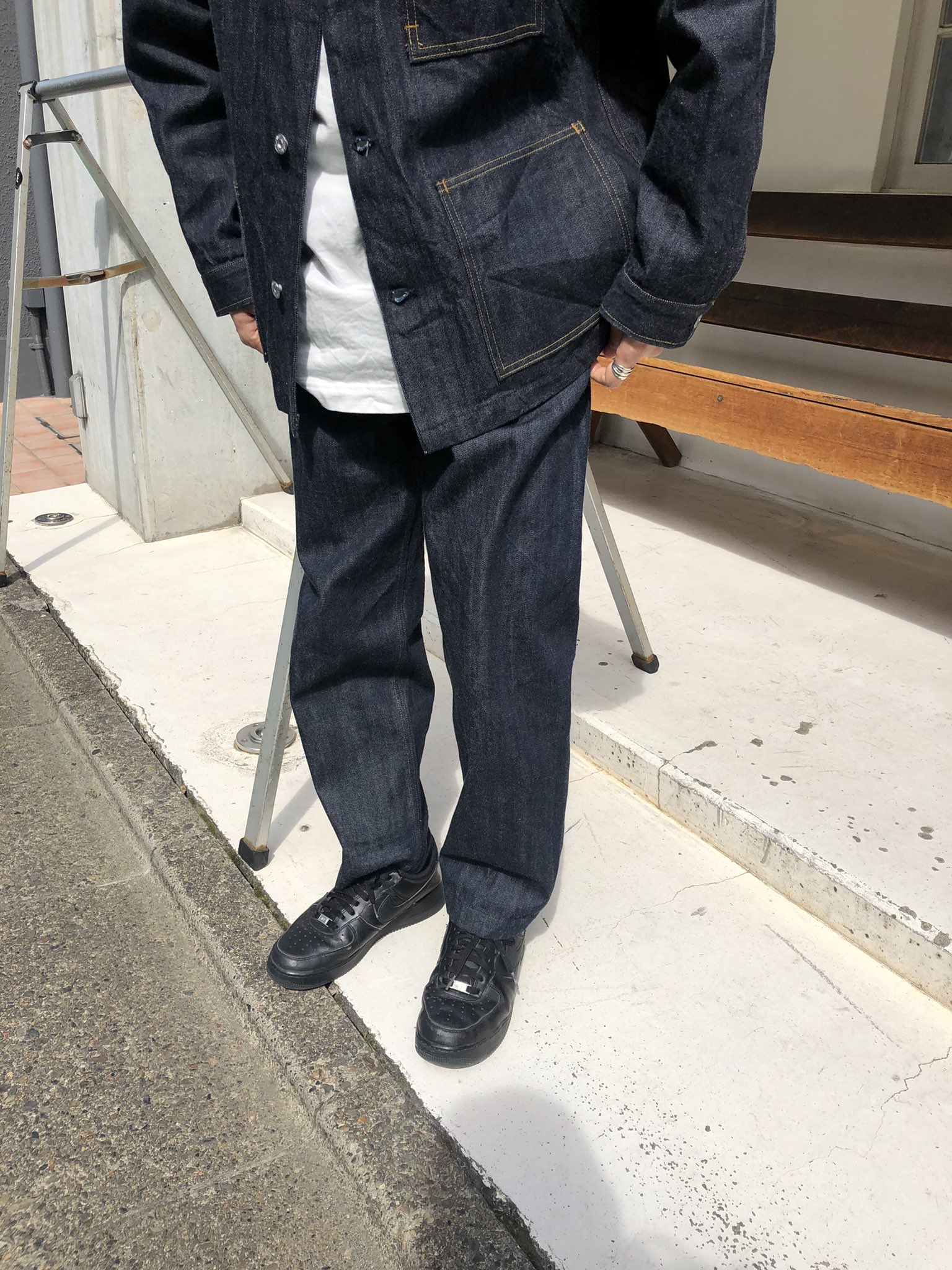 UNIVERSAL PRODUCTS. CANTON ワイド テーパード デニム CANTON 5POCKET WIDE TAPERED DENIM PANTS XX (203-60506