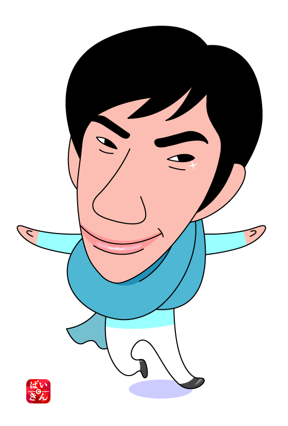 Bykin 似顔絵36 織田信成 プロフィギュアスケーターで 自称 織田信長の子孫の織田信成 事あるごとに号泣する人に悪人はいません T Co Fpcwybzy7c Twitter