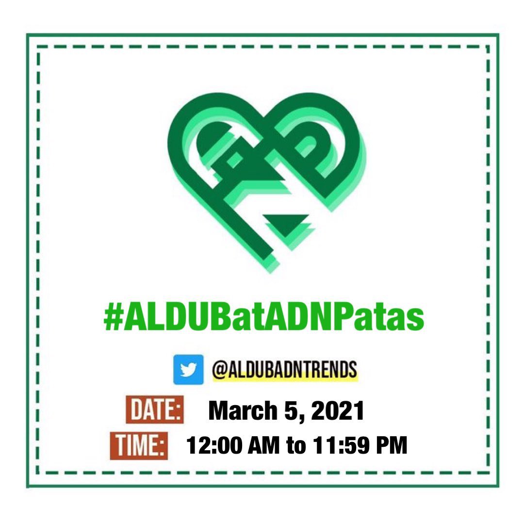 Palagi nating sinasabing hindi #ALDUBatADNPatas ang mundo pag may pagsubok na dumadating, pero sana wag nating alisin sa ating isipan na may dahilan ang lahat, hindi man ngayon pero may Tamang Panahon at masasagot din kung bakit nangyayari ang mga bagay-bagay. https://t.co/t3YVdTXfG8
