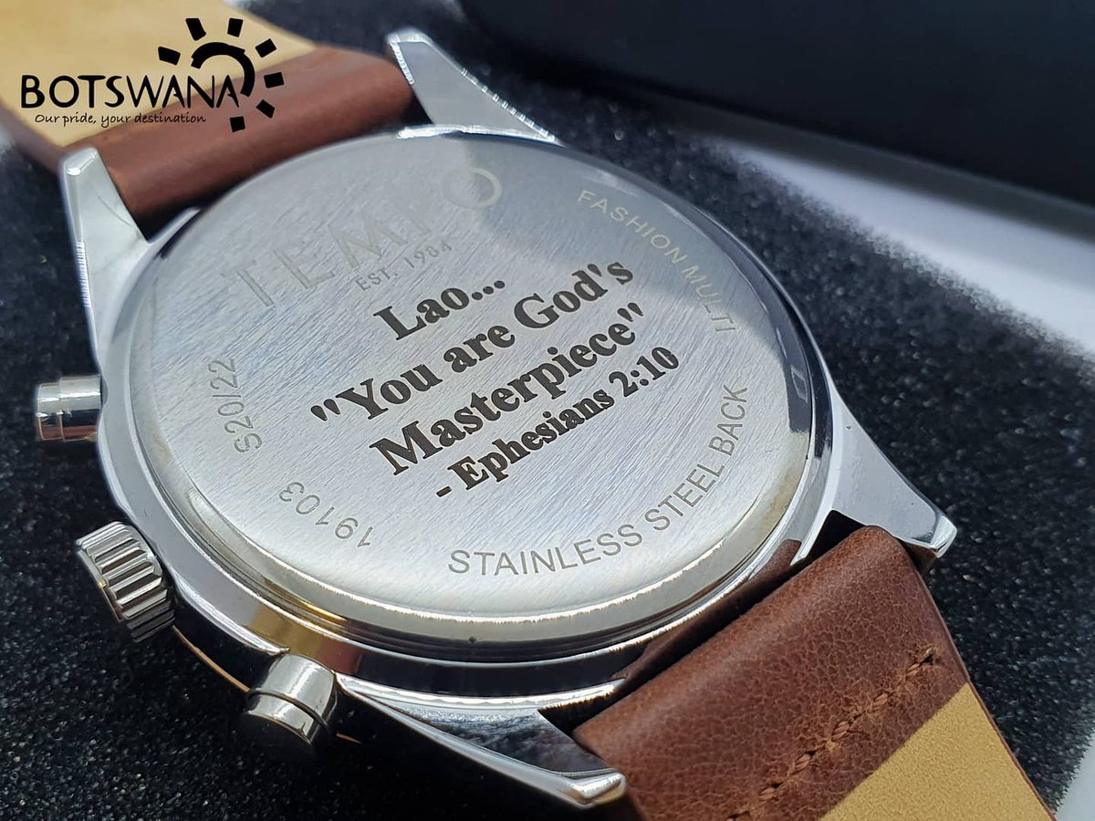 LaserTechBW's tweet image. At #LaserTechBotswana we can now #customise and #personalise any of your metal belongings with our precise, fine and permanent #LaserMarking!
Get in touch today to get your metal products (aluminium, steel, brass, nickel, zinc etc.) #LaserMarked for a clear and permanent result.