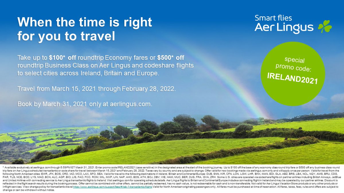 Special offer from <a href="/AerLingus/">Aer Lingus</a>