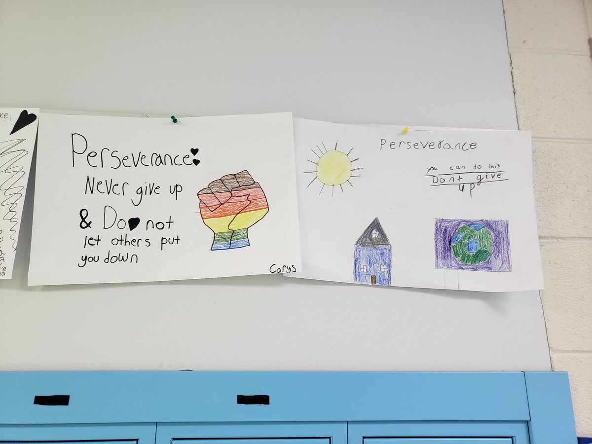 PlanTeachLearn's tweet photo. Hey, 5th graders! What is perseverance?🙌💭 #GrowAtFO #YOUcandoit👏 https://t.co/8sc9v6L9Fw