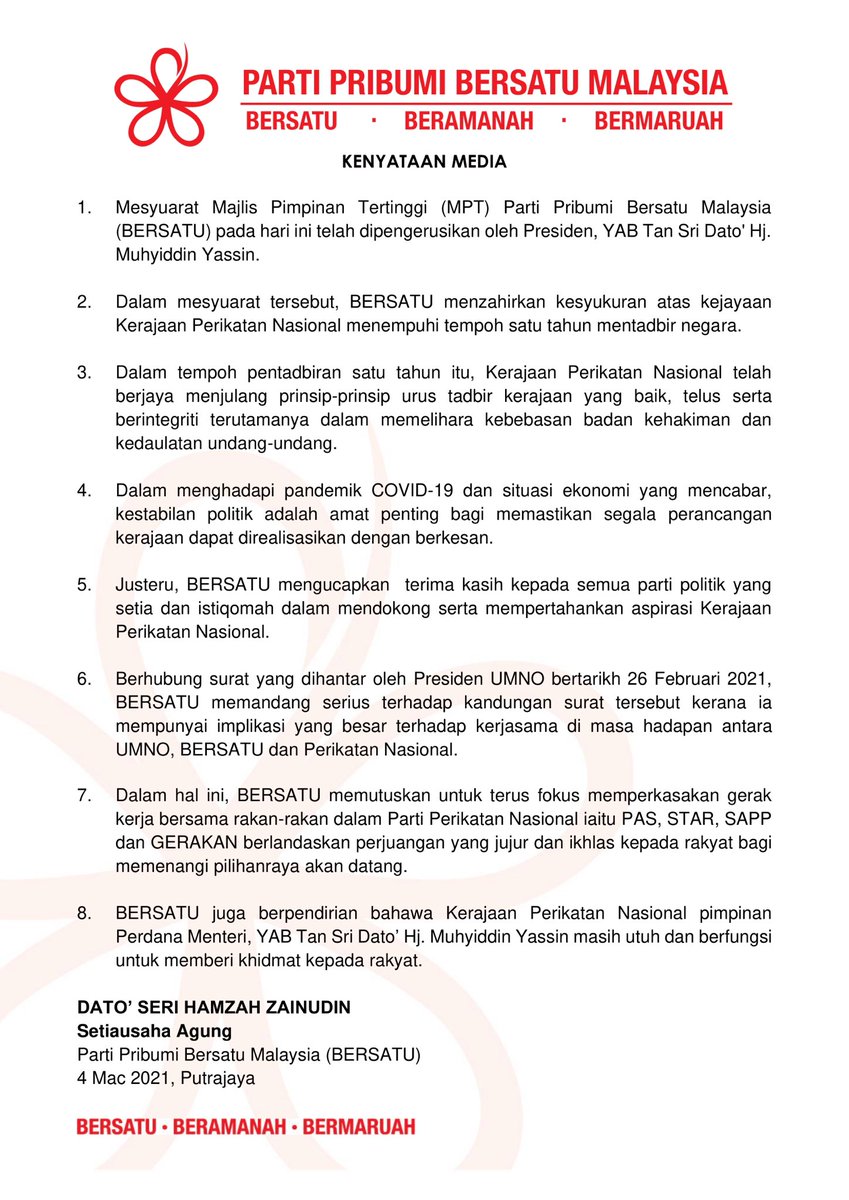 Perikatan Nasional tweet media