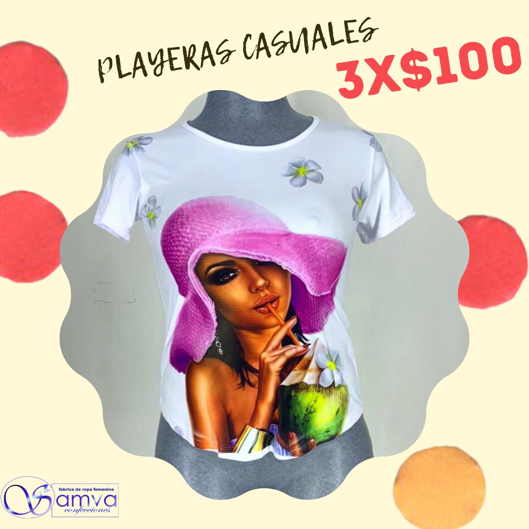 SamvaConfeccion's tweet image. Producto estrella, playeras talla grande, con nuevos y modernos diseños👐💞

samvaconfecciones.com