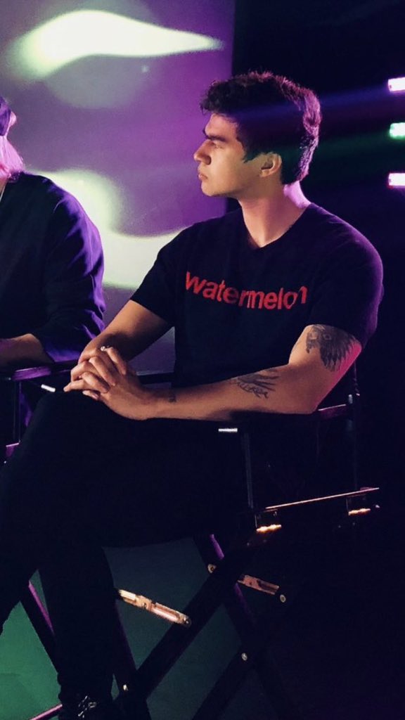 calum hood watermelon shirt