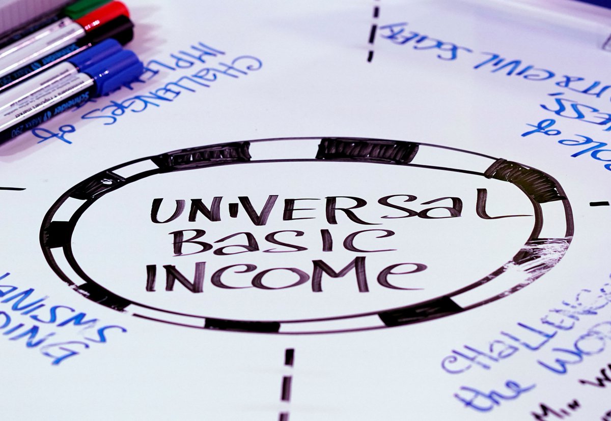 ajplus's tweet photo. The city of Stockton, California experimented with universal basic income by giving people $500/month, with no restrictions on how to use it.

After 1 year:
◾️40% recipients found full-time jobs
◾️Most money spent on food
◾️Helped people offset costs/transport for interviews https://t.co/3WX0TLVFRY