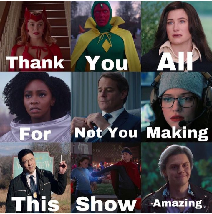 itsdrdarcy's tweet photo. #WandaVision #WandaVisionFinale thank you amazing cast! https://t.co/viETZG4cbj
