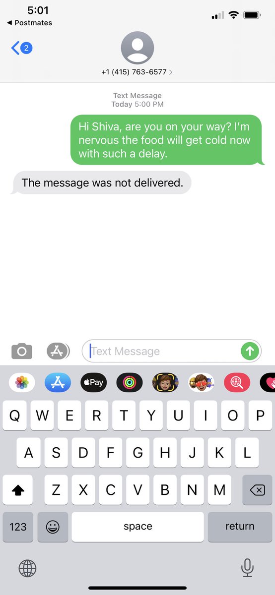 Sesily12's tweet photo. @Postmates_Help a postmates driver just stole my food. I watched her drive halfway down my street, put in that she delivered it, then turned around. Tried contacting her and no response. https://t.co/Bqlno3Rc3y