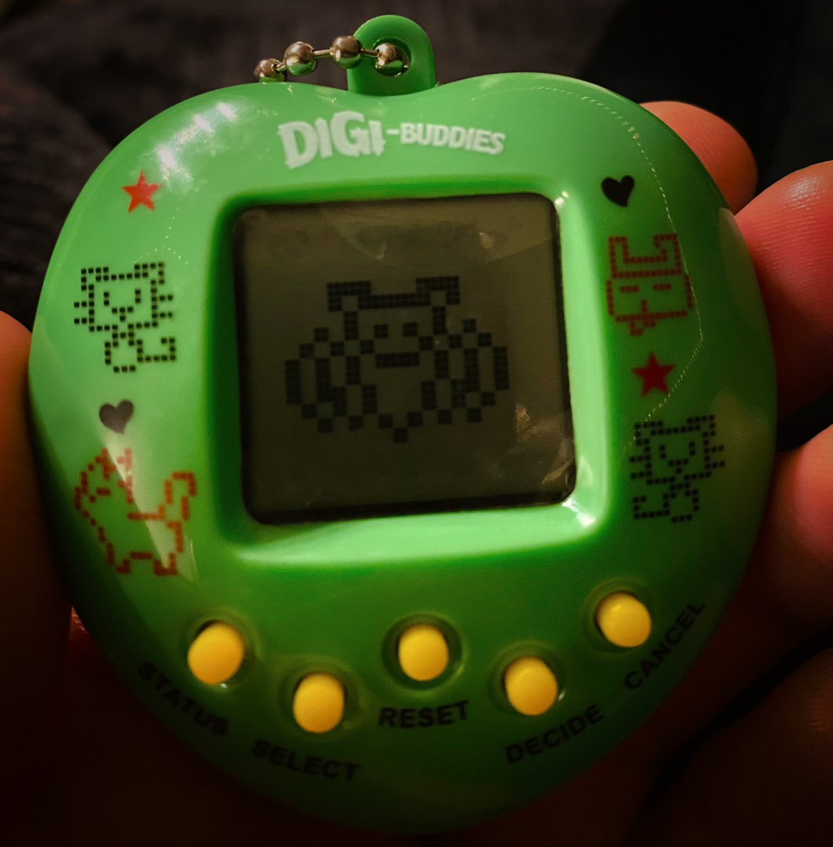 JessOLantern's tweet photo. Yes! I now own a Digi-Bat! 1996 me is doing backflips with excitement. Also 2021 me. #90skid #mypetbat https://t.co/0mv4I3b3rh