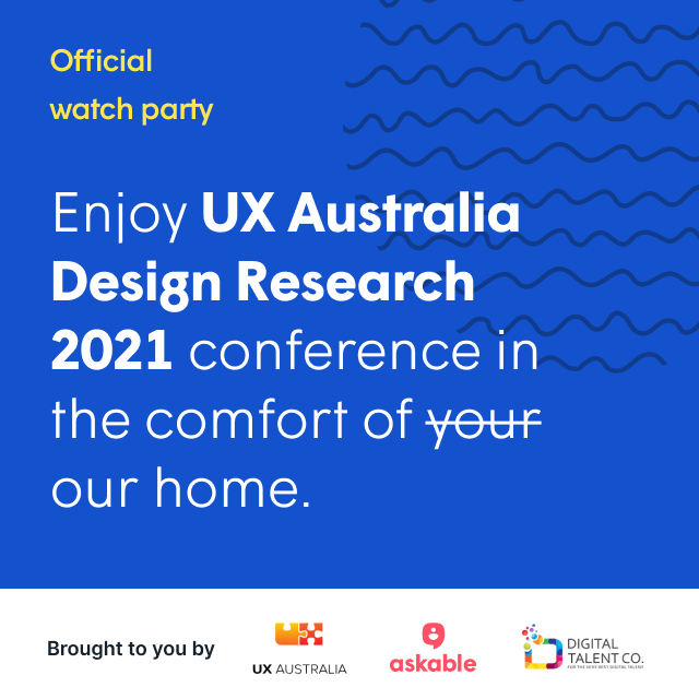 ProductOfBNE's tweet photo. Pretty Stoked to invite y'all to the official 
@UXAustralia's Design Research Conference - Watch Party for the Brisbane community hosted by @AskableApp and  @DigitalTalentCo. 
Register ASAP (spots limited!) https://t.co/JzVrjYbi7w

#userresearch #uxcommunity #uxaustralia #DR2021 https://t.co/1p8uBqTVhs