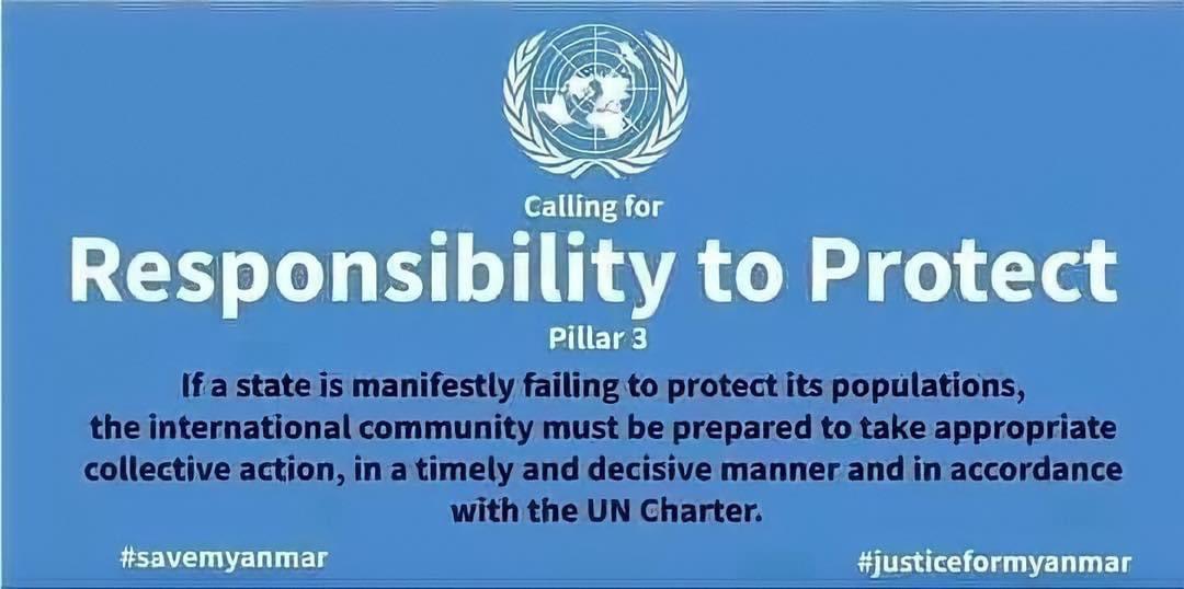 We need R2P as fast as in Myanmar.