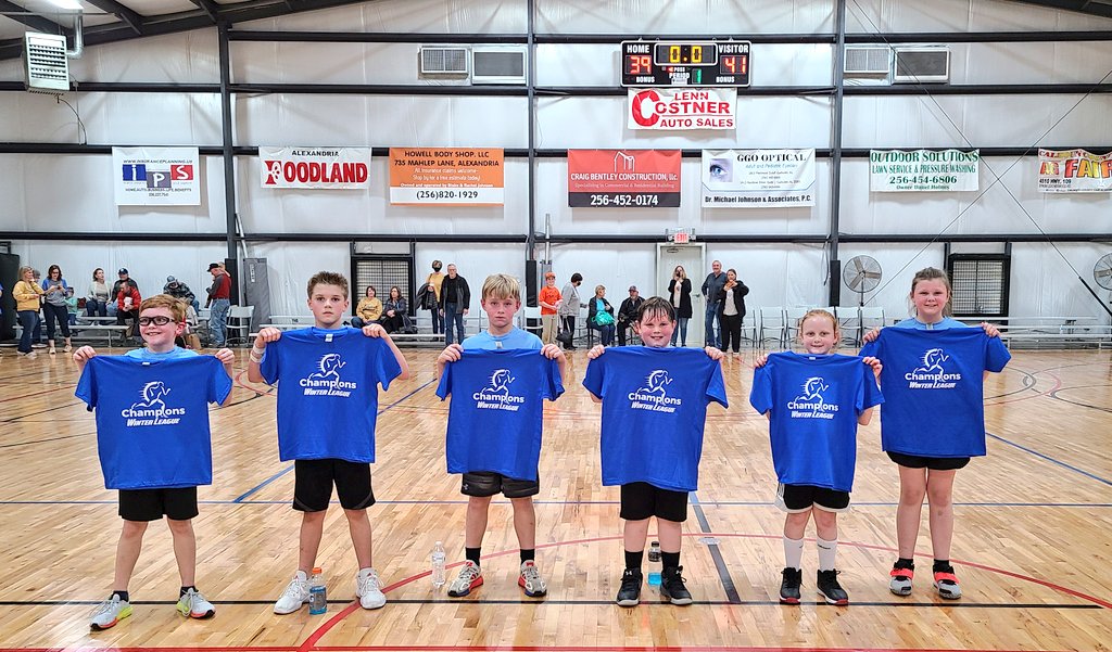 ChampionsSA16's tweet photo. Winter League 3rd and 4th Grade
Regular Season and Tournament
CHAMPIONS 🏆
#championsplayhere #CutThoseNets https://t.co/kSvcbEzcaF