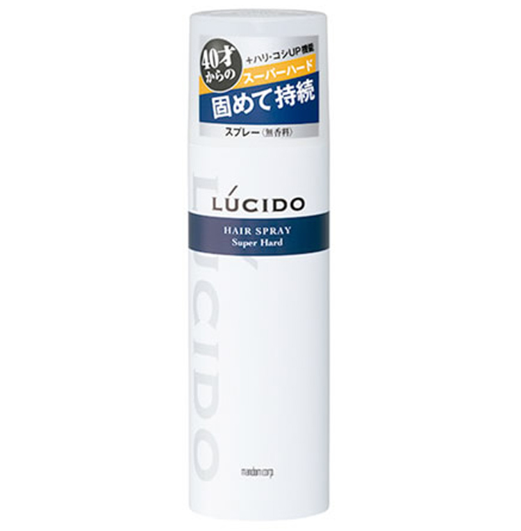 Lucido ルシード 新発売されたヘアワックス エクストラハードとグロス ホールド がっちり立ち上げキープしつつも さらに強く固めるにはスプレーの併用がオススメ ルシードのヘアスプレースーパーハードは 40代の髪に嬉しいハリ コシ成分配合