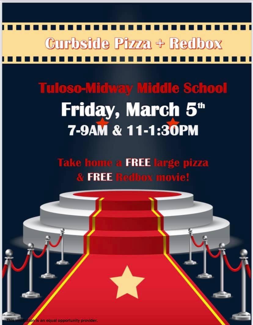 Free pizza &amp; a Redbox movie code