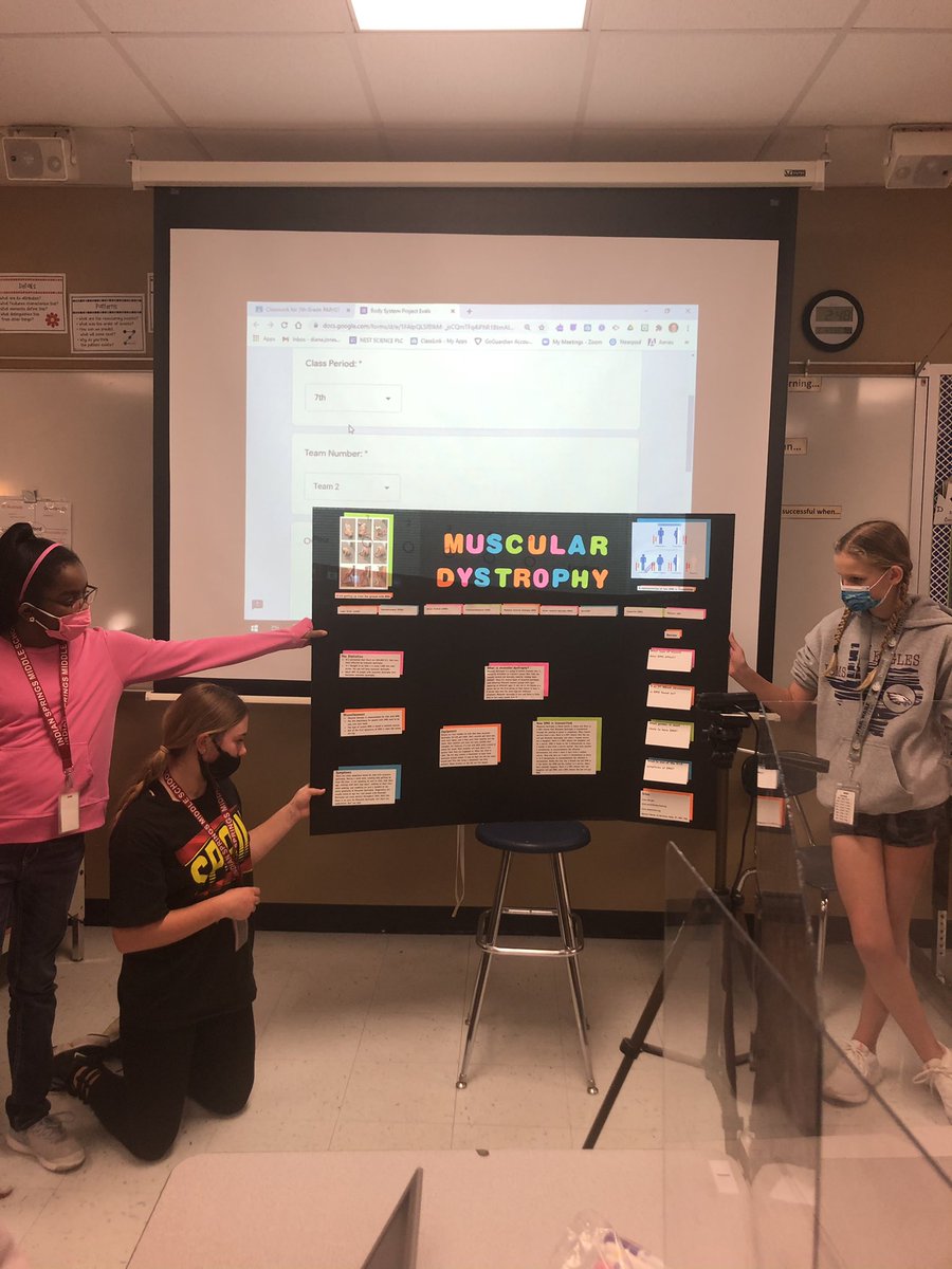 dfjonesMitchell's tweet photo. @IndianSpringsMS @KISD_Science  7th PAP/GT Science Students worked collaboratively online &amp; in person to present a disease/problem that affects a body system. Students critiqued &amp; gave feedback to improve projects. #KISD_Science #EaglePride #KISD_AdvancedAcademics https://t.co/xlrGGmUFos