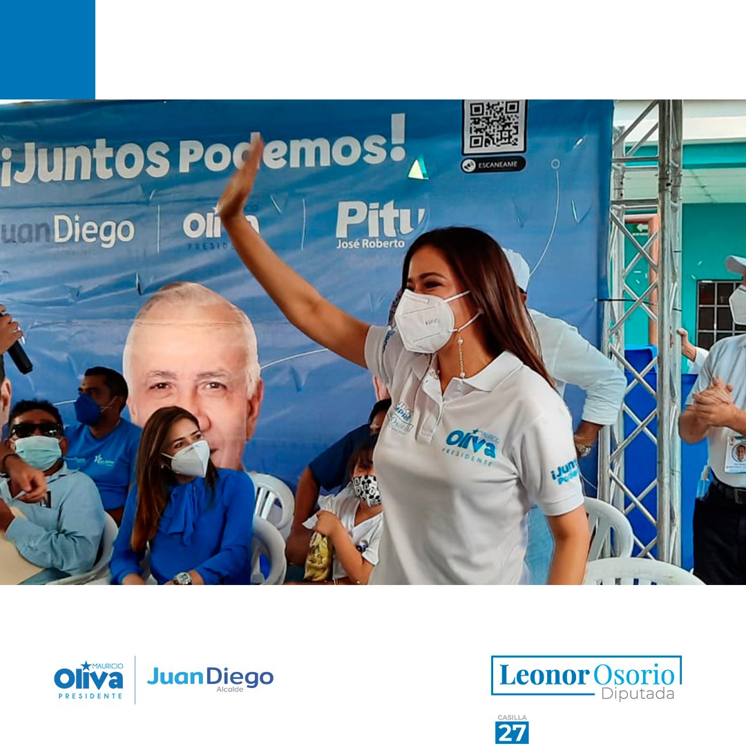 leonorosoriohn's tweet photo. #CASILLA27 

Gracias, Mary Guevara y a todo su equipo de la Col. San Francisco, por reafirmar su compromiso, lealtad y apoyo incondicional hacia la familia #JuntosPodemos. ¡La victoria es nuestra, ahora toca defenderla! 

#OLIVAPresidente #JDZAlcalde #Somosdela24ala46 https://t.co/m7oBCNYeiE