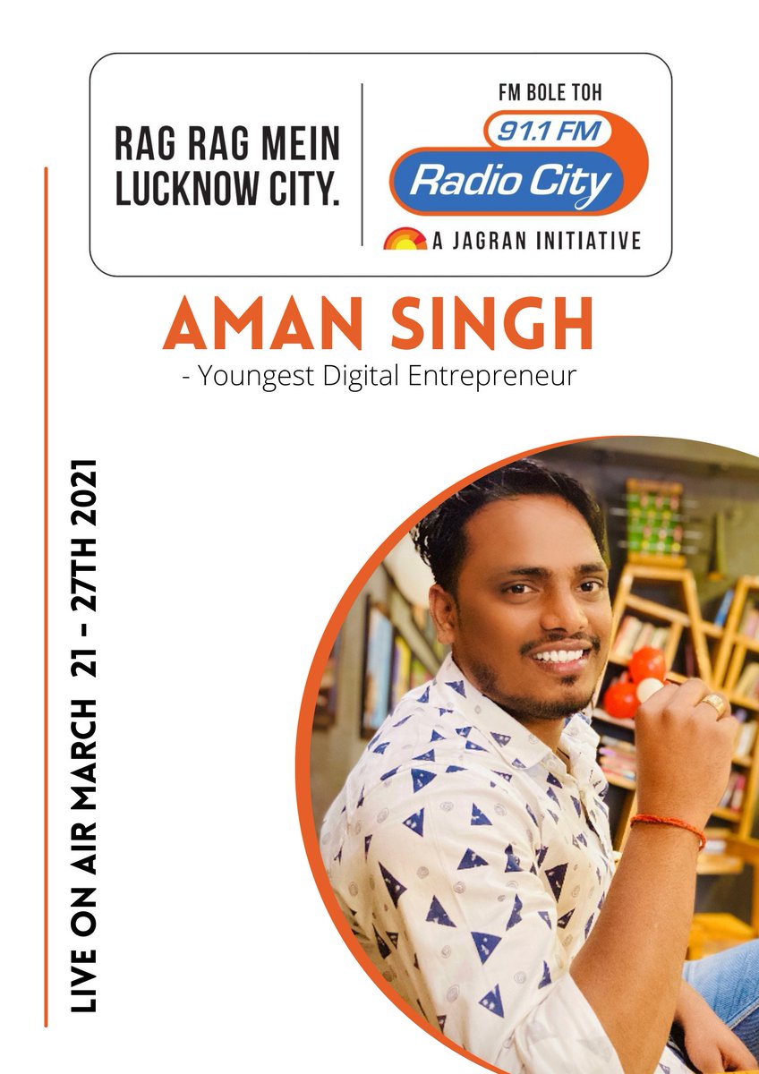 am_anwaa's tweet image. #staytunedformoreupdates
Live On Air 21th to 27th March 2021 With Radio City Team🥇😍
.
.
.
#googiehost #digitalmarketer #bloggerscommunity #sucessstory