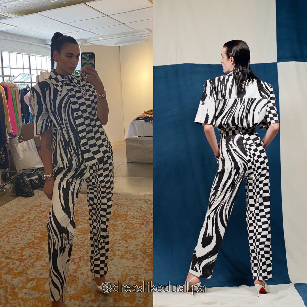 caarolipa's tweet photo. #DresslikeDuaLipa, @dualipa Instagram post | March 4, 2021.
Wearing: Christopher John Rogers Spring 2021 Ready-To-Wear Collection
Price: Short Sleeve Shirt ($765), Pants ($985)
#dualipa #dualipastyle #fashion
https://t.co/CpTpLIxB0X https://t.co/kXTjfJp2L3