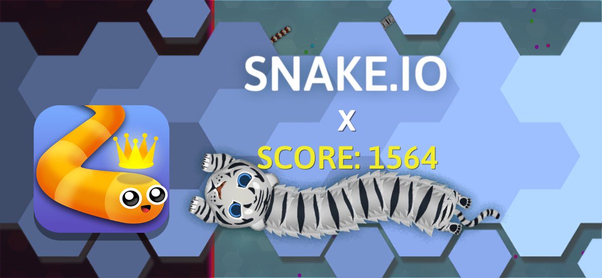 dimonddylan1's tweet photo. My score on #snakeio: SCORE: 1564 https://t.co/rCx0LG8FZI