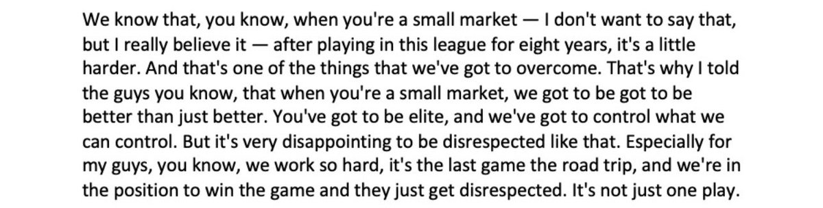 this is what Gobert had to say LAST NIGHT about the Jazz being disrespected.
and now this. https://t.co/tEQqM3Ewcw https://t.co/hpEdsdgw3d