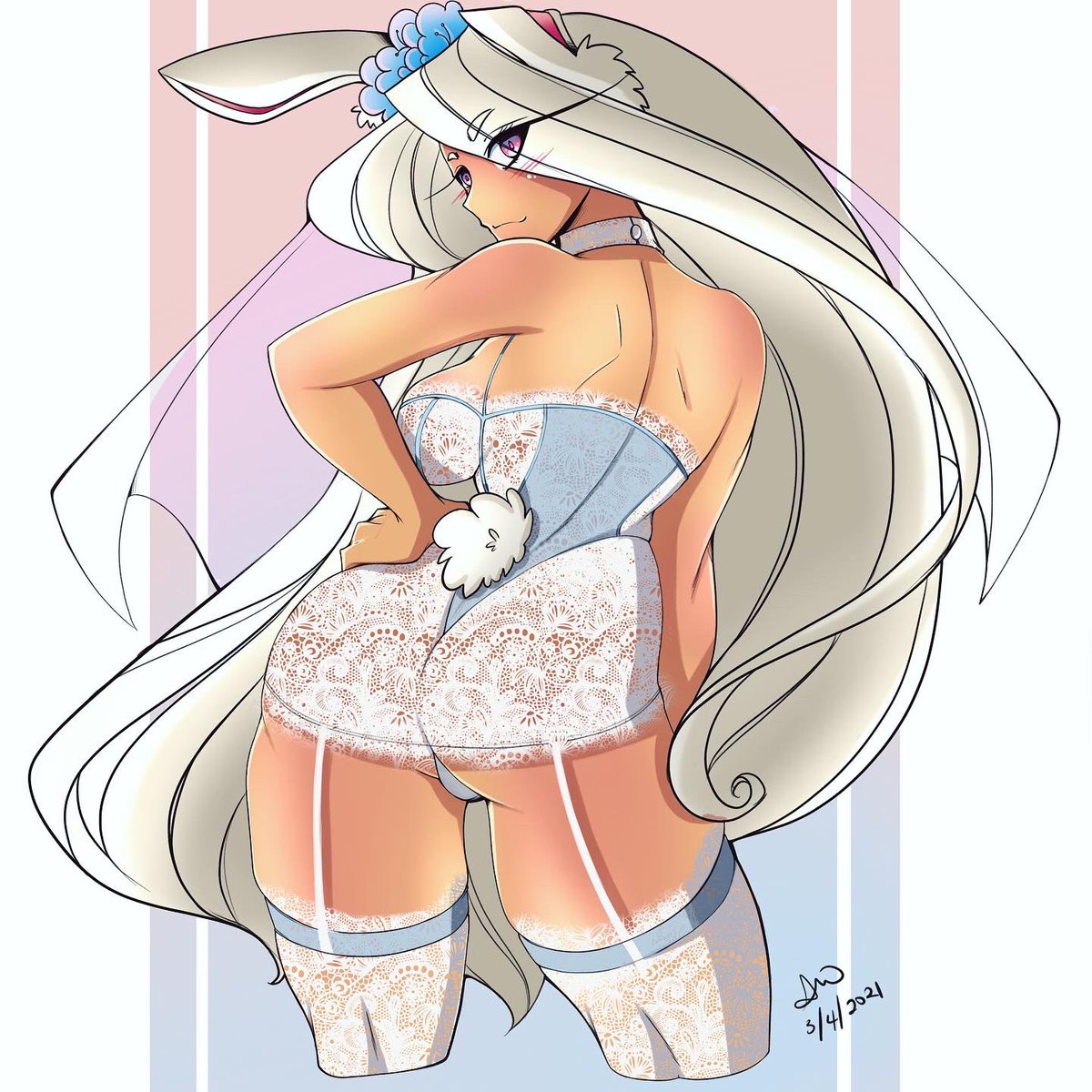 I_Am_Ashlie's tweet photo. Rabbit Hero Week Day 6/7: Wedding/Waitress! #RabbitHeroWeek https://t.co/nN3cT3e0Kx
