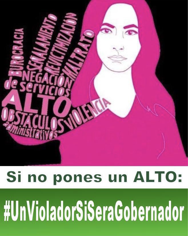 IleRdzS's tweet photo. #UnVioladorSiSeraGobernador https://t.co/WqVdaTKFSA