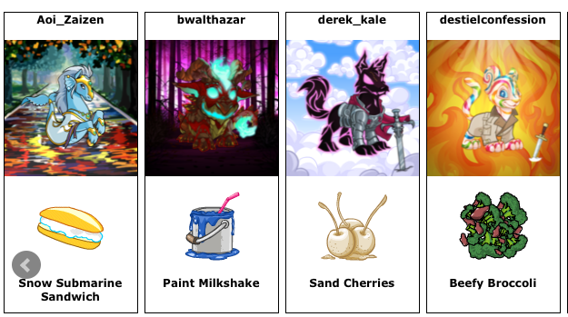 letting my stupid neopets pick their own food (gone wrong) 