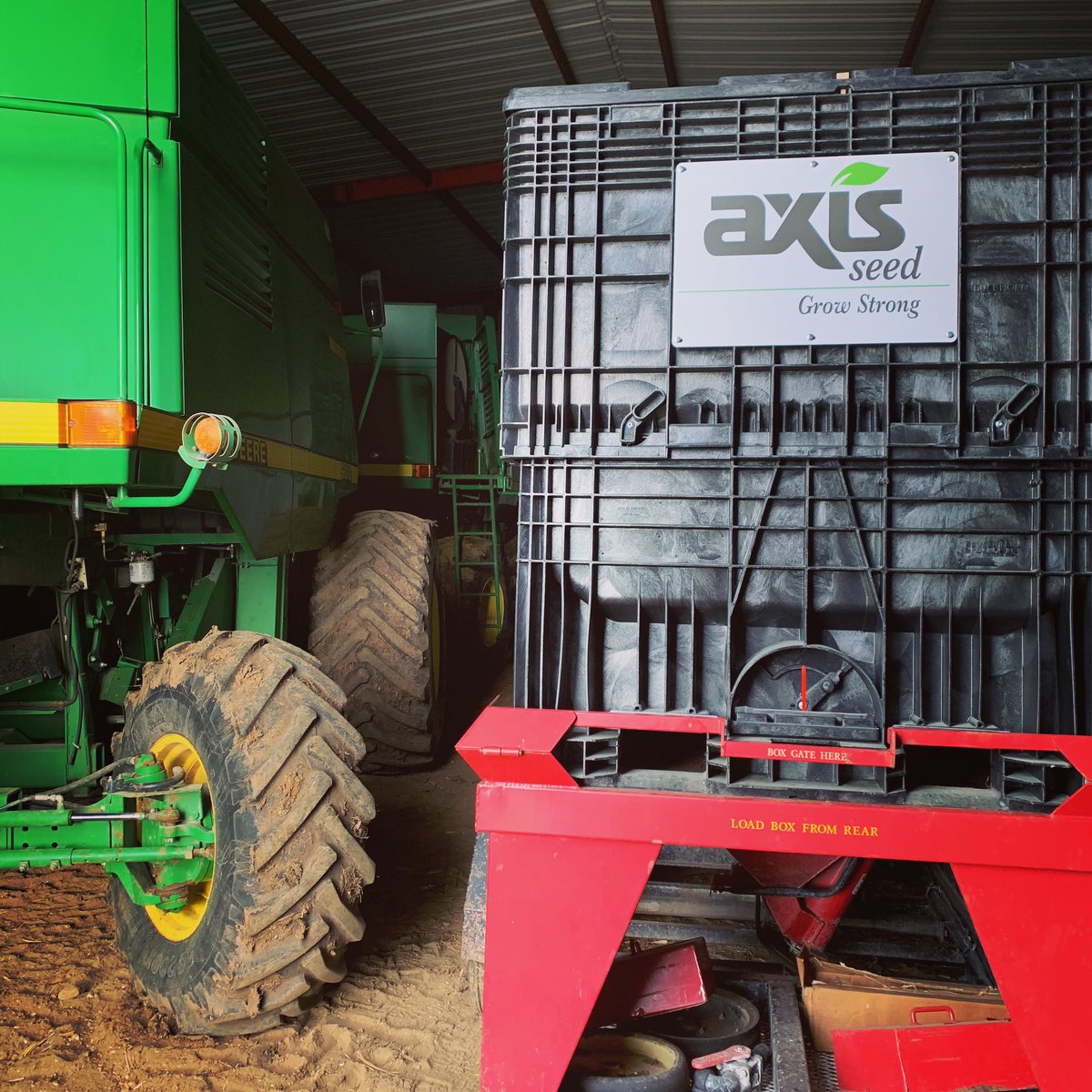 Locked and loaded for #plant21 🌽💪