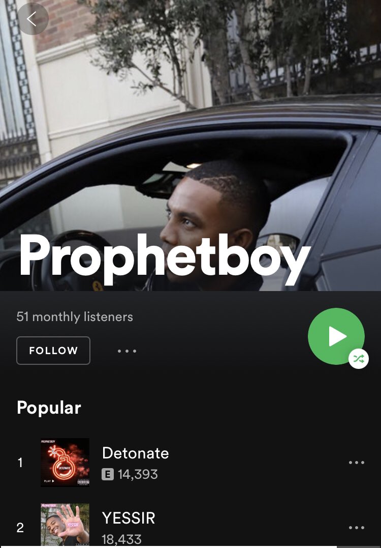 TRUMUSIC_Ent's tweet photo. @prophetboy_0 does it all! From owning his on clothing line to dropping bangers on us! The guy is definitely on his way! Check out his most recent track “Consequences” streaming live on all platforms!

@prophetboy_0 🔥

https://t.co/BeaCulVz9i https://t.co/nlSBPWfxEv