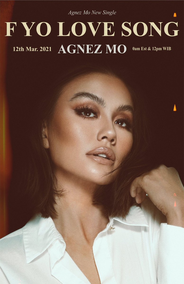 maulanadnc_'s tweet photo. #AGNEZMO ‘F Yo Love Song’ TITLE POSTER
NEW SINGLE
✅ 2021.03.12 0am EST & 12pm WIB
#FYoLoveSong #NewSingle #20210312_0amEST #20210312_12pmWIB #Release #UnitedMasters #UTAMusic #Eventori https://t.co/QMrZaVo5TD