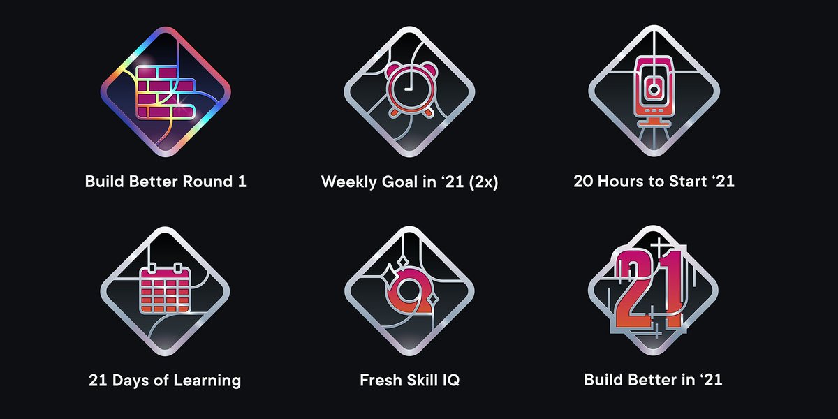 Have you earned a limited edition badge yet? You only have until March 31 to earn our exclusive set of 6 Build Better badges!