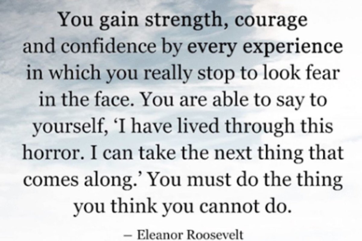 We all have moments when we feel overwhelmed or uncertain. Take hope and have faith that you are stronger than you know. #edchat