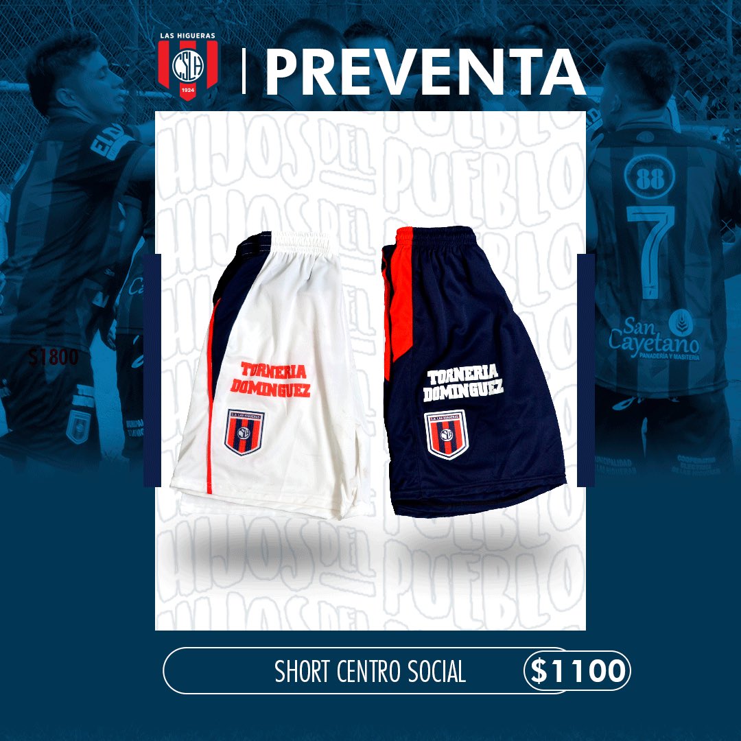 CSLasHigueras's tweet photo. Los colores de tu pasión 🔴🔵🔥
Somos #HijosDelPueblo
.
Comienza la preventa de la indumentaria👕
Vestite azulgrana😍
.
Ingresa en https://t.co/lbt9qG8w00 y buscá el boton de PREVENTA
#Azulgrana #SocialStore #VamosSocial https://t.co/oTt41UZcLX