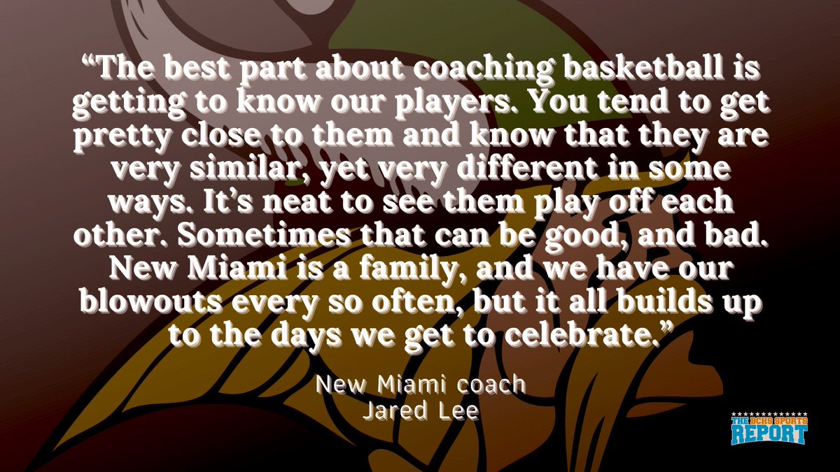 🏀 New Miami boys basketball coach Jared Lee knew the current seniors were special from the start. The Vikings (15-4), winners of 7 straight, take on Tri-Village in a Division IV district final on Saturday at Vandalia Butler

➡️ FEATURE STORY: bchssreport.com/new-miami-coac…